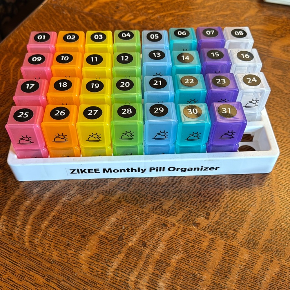 Monthly AM/PM Pill Case/Organizer